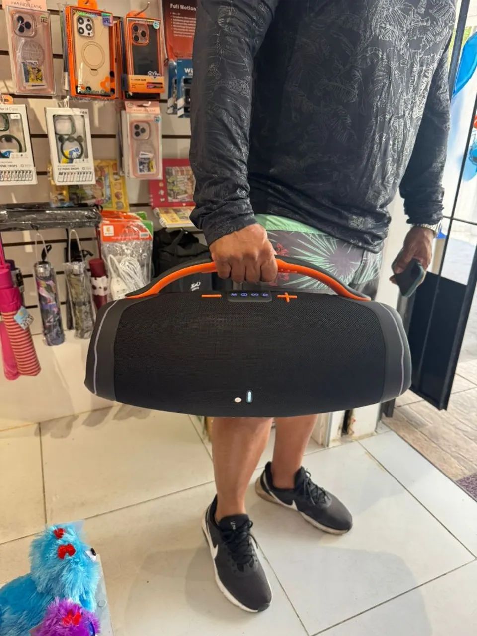 SOM BLUETOOTH PORTÁTIL BOOMBOX 