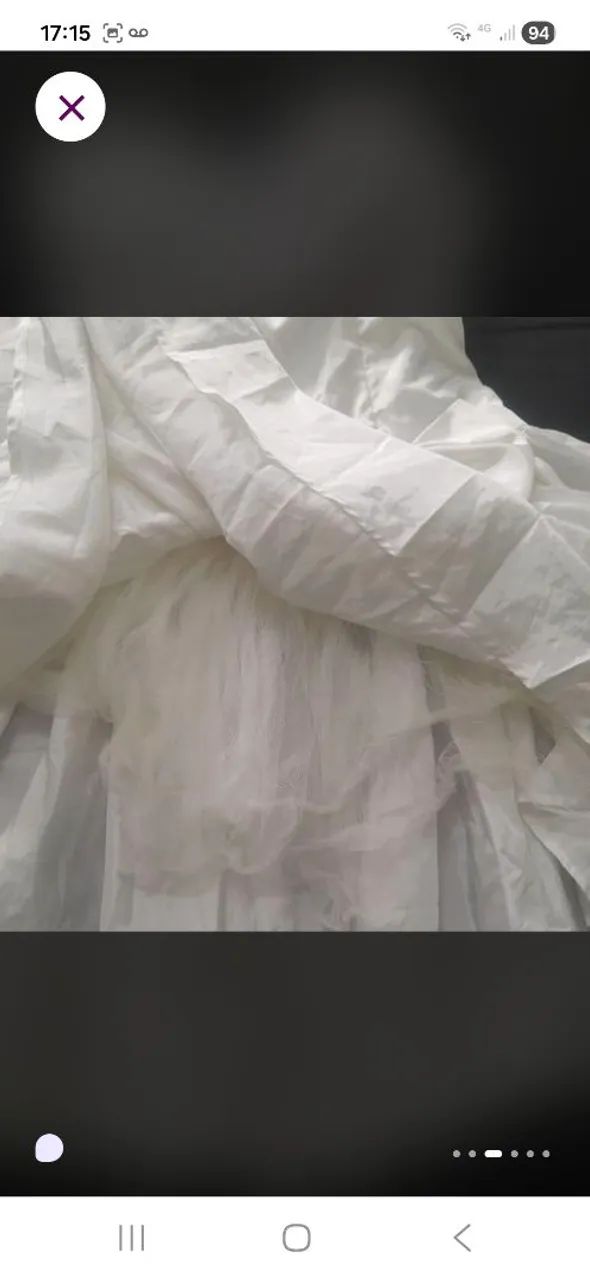 Vestido festas/ noiva/ héveillon...branco - Foto 4
