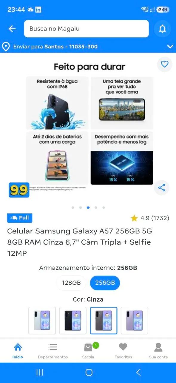 Celular A57