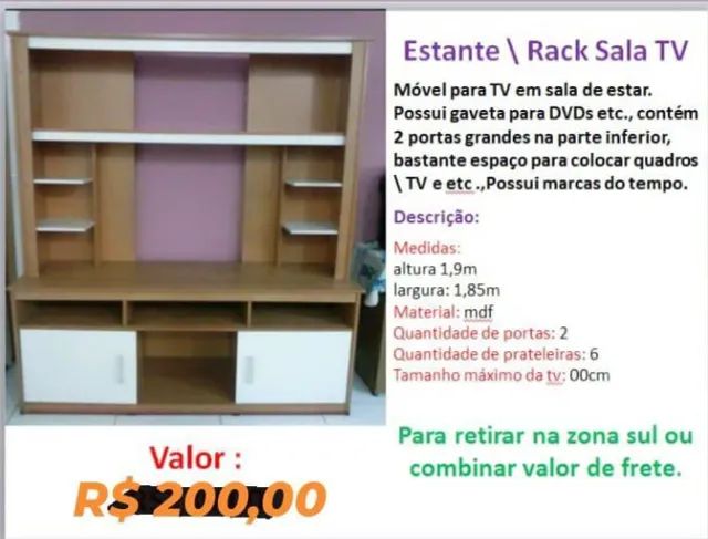 Estante Rack sala