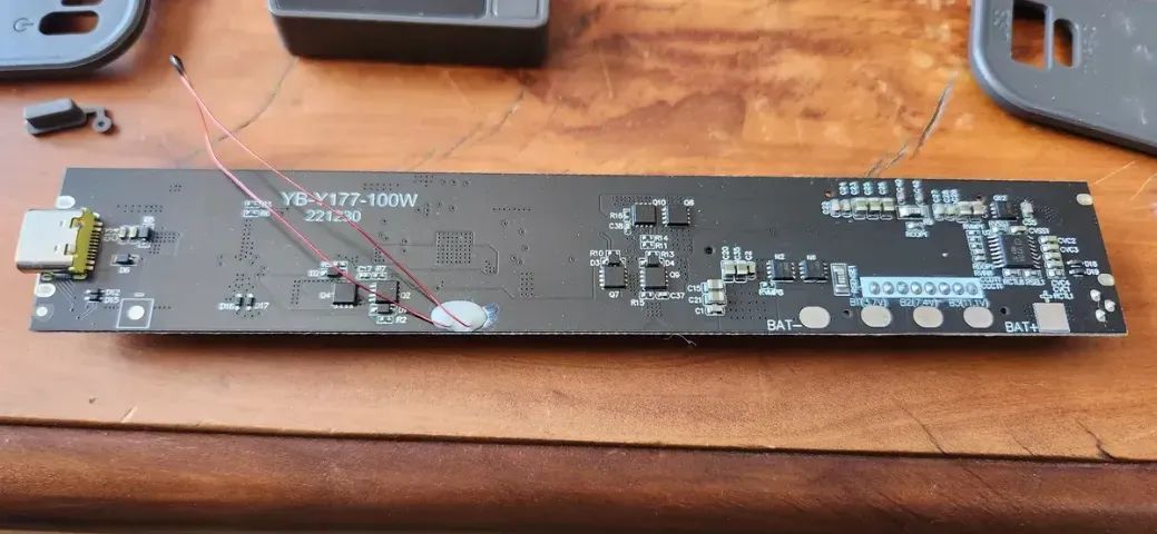 Carcaça e circuito de power bank 21700 (x4) - PD100w - Foto 4