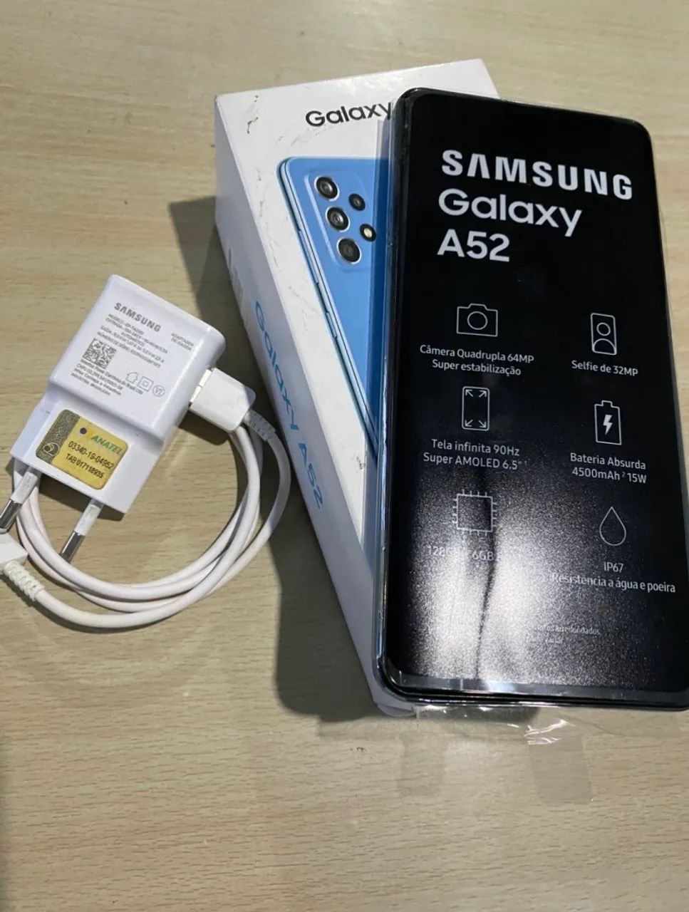 Samsung Galaxy A52, 128GB, 6GB RAM. - Celulares e Smartphones