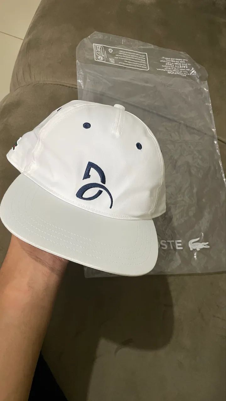 Boné Lacoste Djokovic branco  - Foto 5