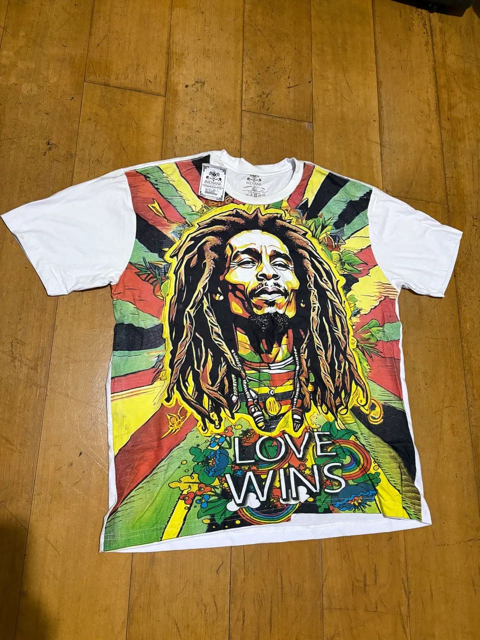 Camiseta Indiana Bob marley