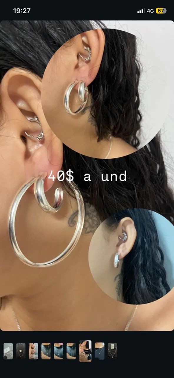 Brinco Prata 40$ a und