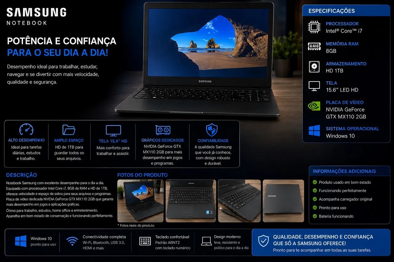 Notebook Samsung 