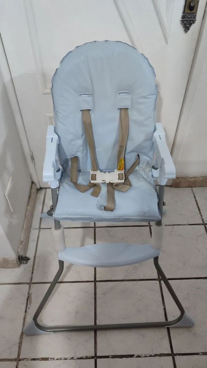 Cadeira de alimentação Galzerano azul - Foto 2