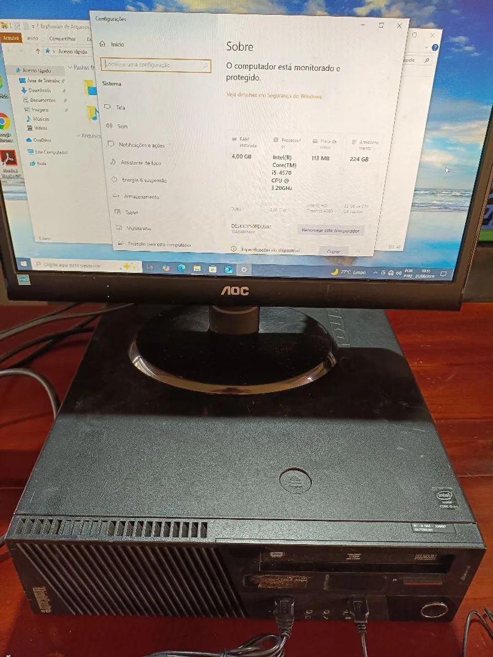 Computador completo Lenovo i5-4570  - Foto 2
