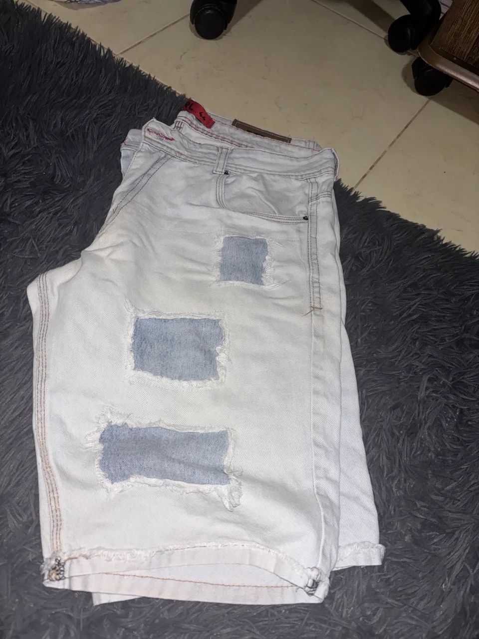 bermuda jeans masculina 44 - Foto 4