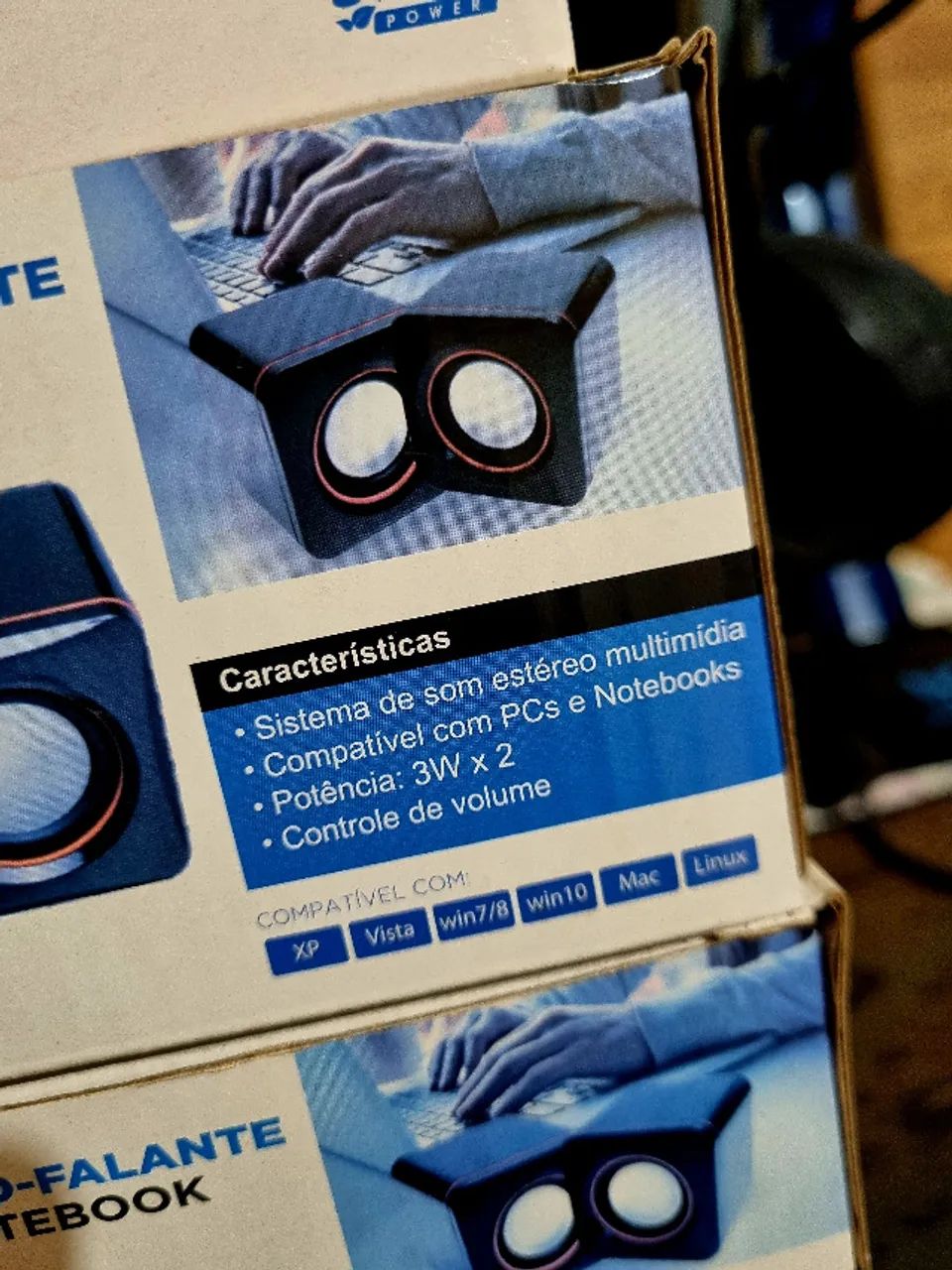 caixa de som para pc e notebook 