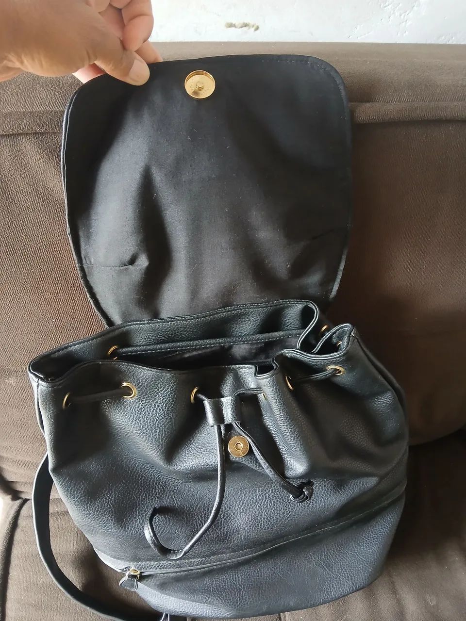 Bolsa couro  - Foto 3