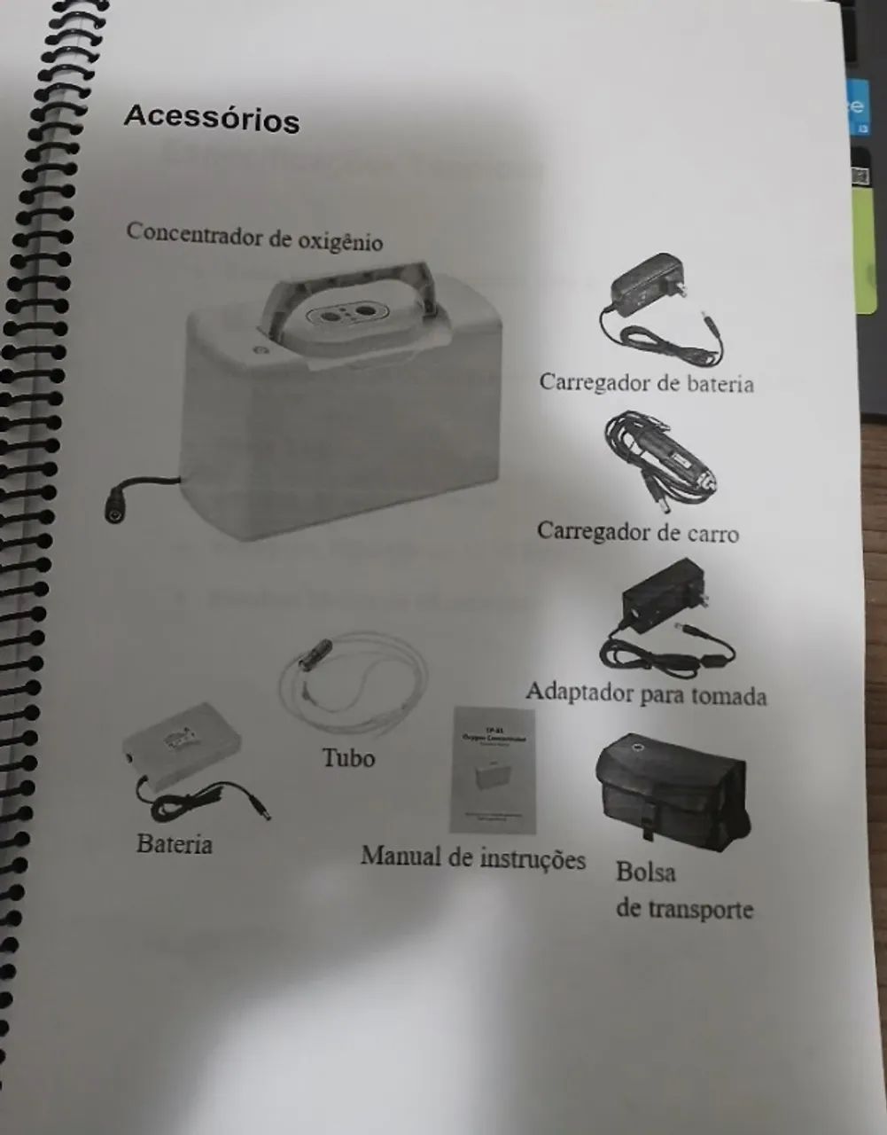 Concentrador de oxigenio TP-B1
