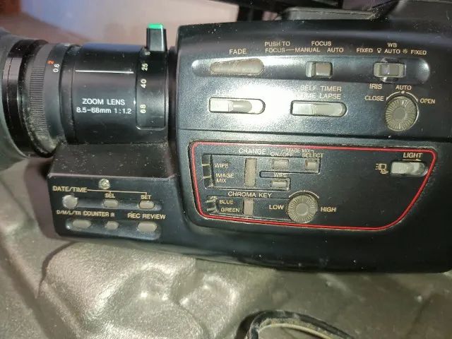 CÂMERA VHS PANASONIC PV 535 - NO CASE + ACESSÓRIOS - Foto 5