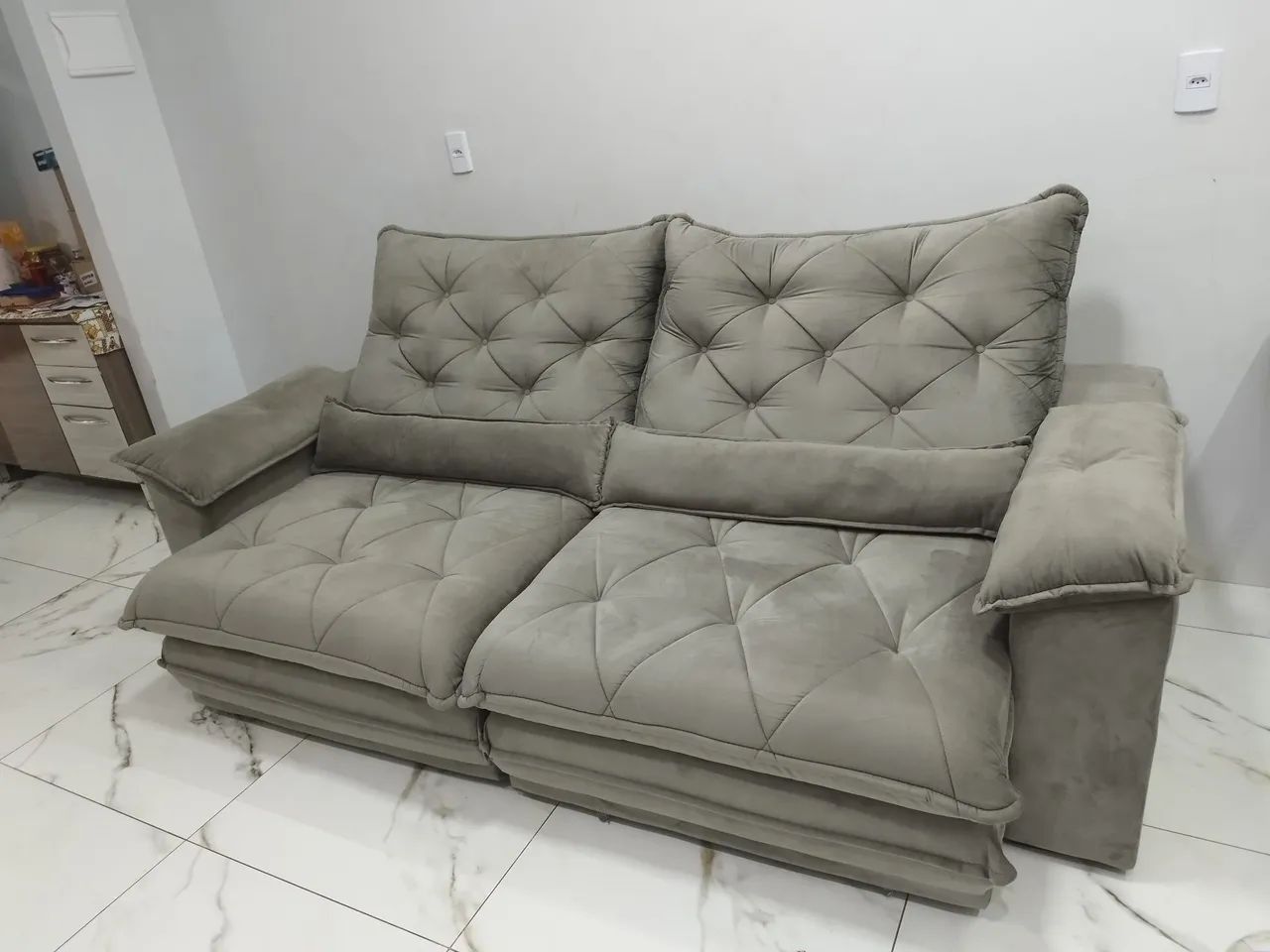 Sofá semi novo sem detalhes  - Foto 4