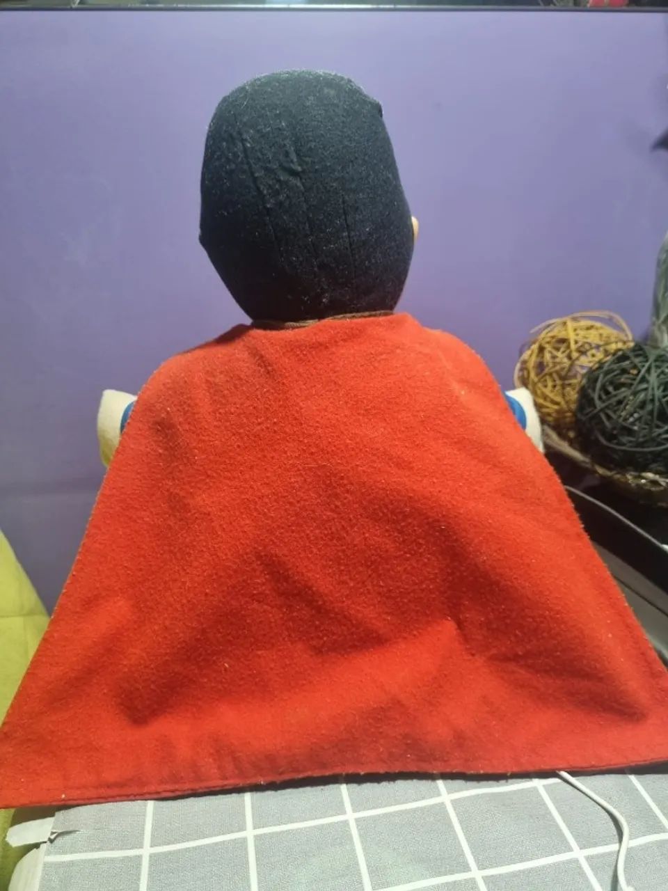 Boneco Original Do Super Homem Superman Baby Multibrink  - Foto 3