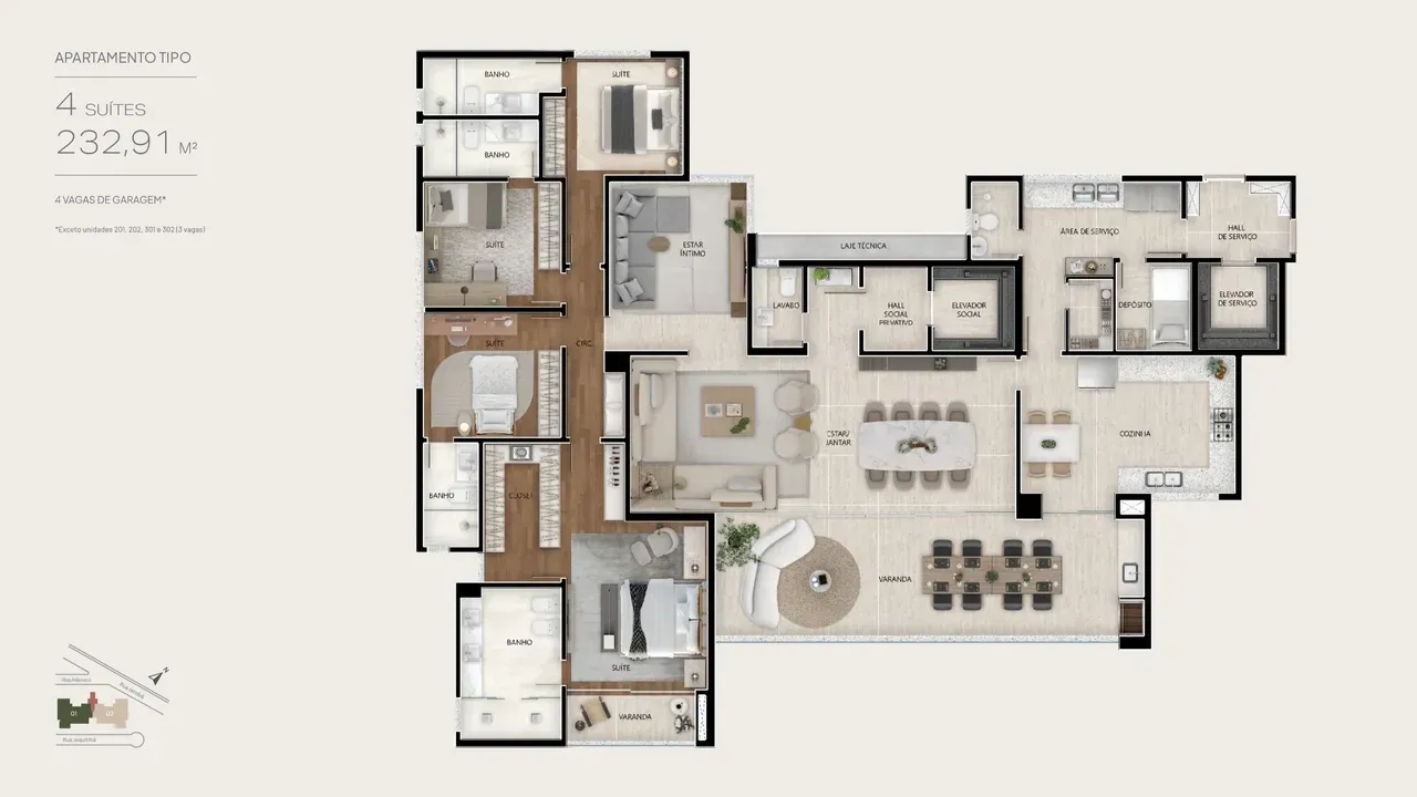 PLANTA 232m²