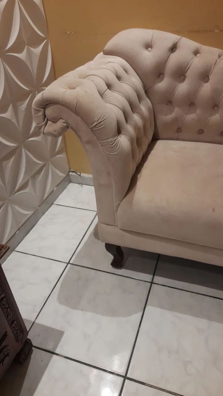 SOFÁ CLÁSSICO de madeira maciça.  Assento para 3 lugares.65570193220098121