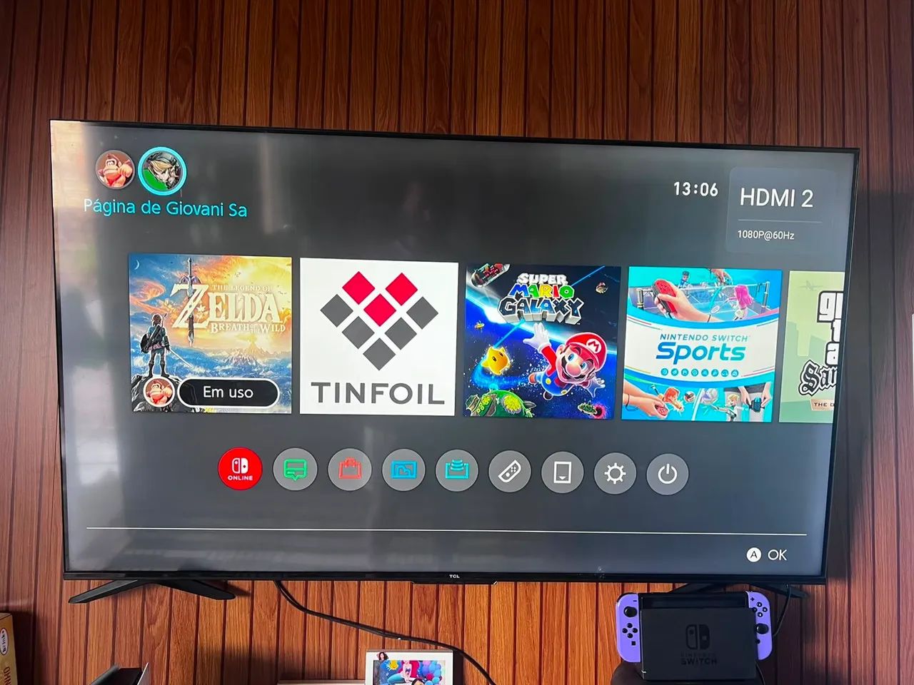 NINTENDO SWITCH Desbloqueado com sistema Android  - Foto 4