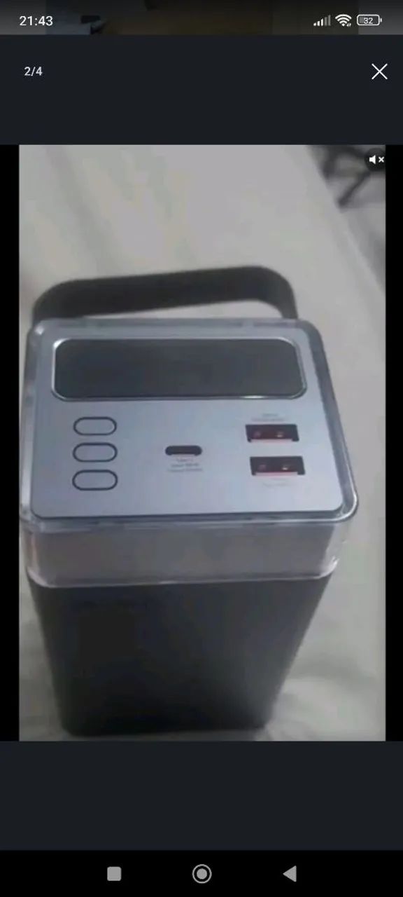 Carregador pra celular portátil  - Foto 3