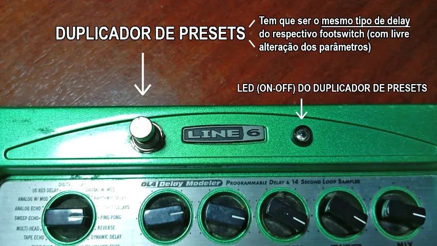 DL4 DELAY LINE 6 - COM DUPLICADOR DE PRESETS - Foto 5