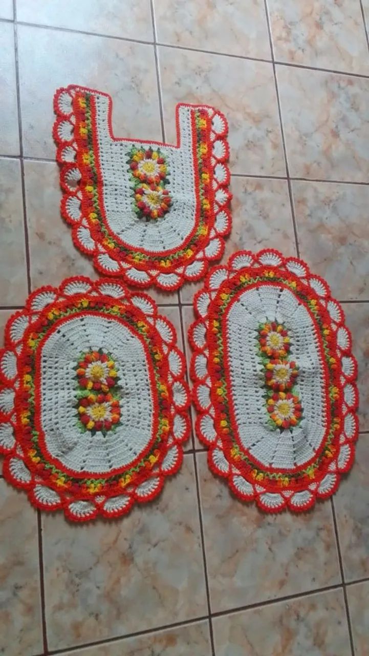Tapetes para banheiro. 180reais 