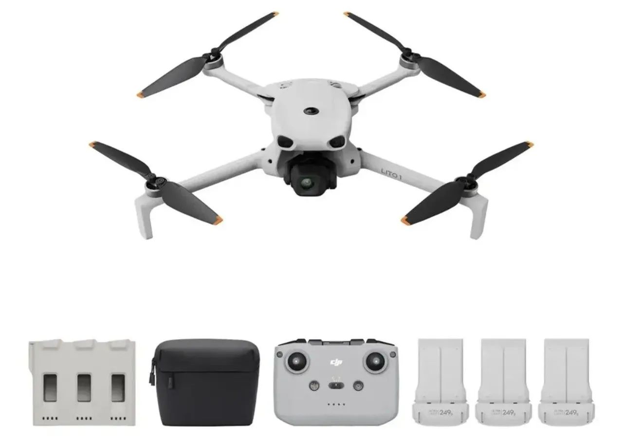 Drone DJI Lito 1 fly combo (NOVO) com NOTA DE INVOICE 
