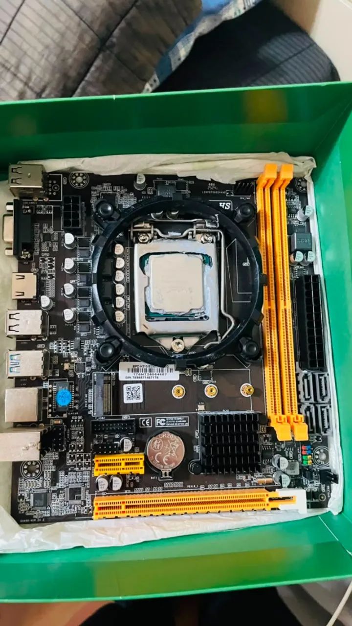 Kit Placa-mãe H310 BPC + Intel Core i5-9400F 9ª Geração - Foto 2