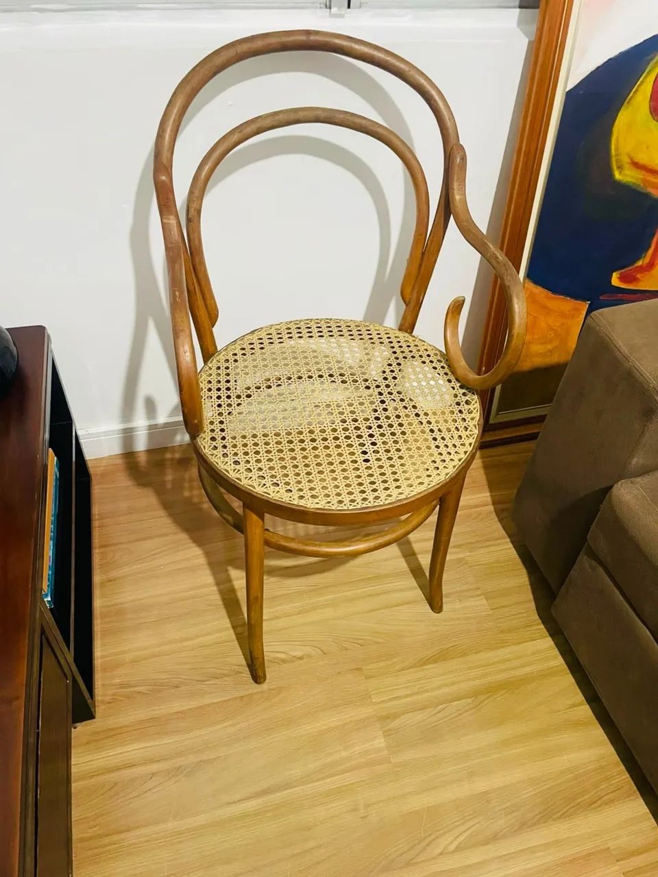  Par de Cadeiras  Antigas Estilo Thonet com Braço  - Foto 3
