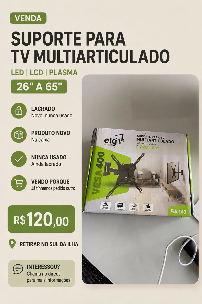 SUPORTE PRA TV 