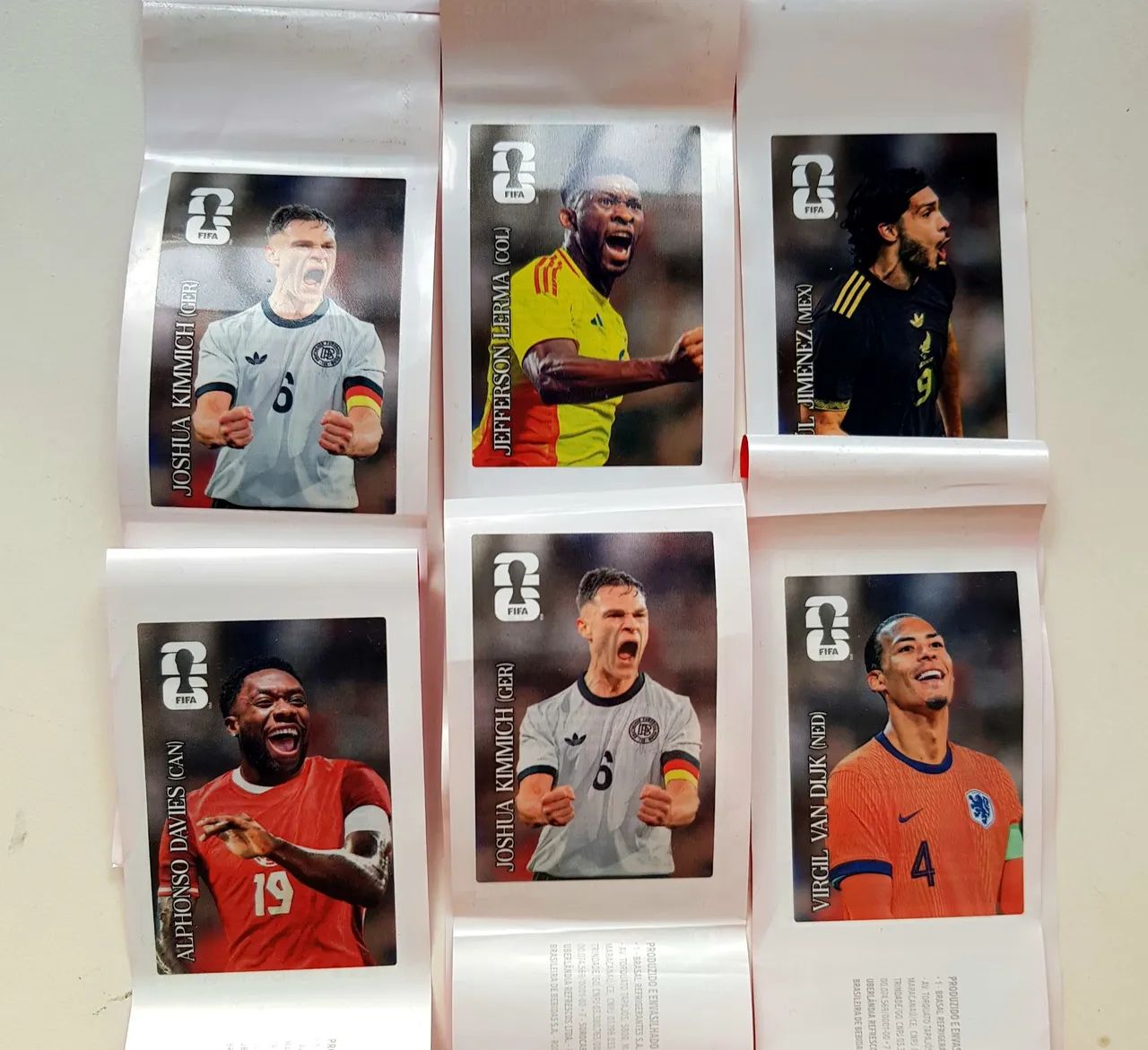 7 Figurinhas Copa Do Mundo 2026 Editora Panini Coca Cola