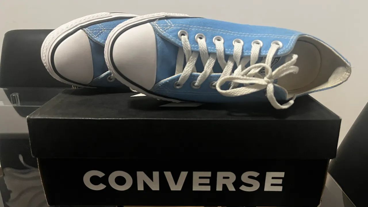 Tênis Converse Chuck Taylor All Star Azul - Foto 4