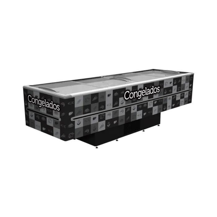 Ac ilha de congelados Freezer 3mts