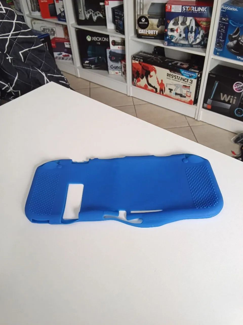 Vendo Grip Azul Switch V1 e V2 Semi novo  - Foto 2