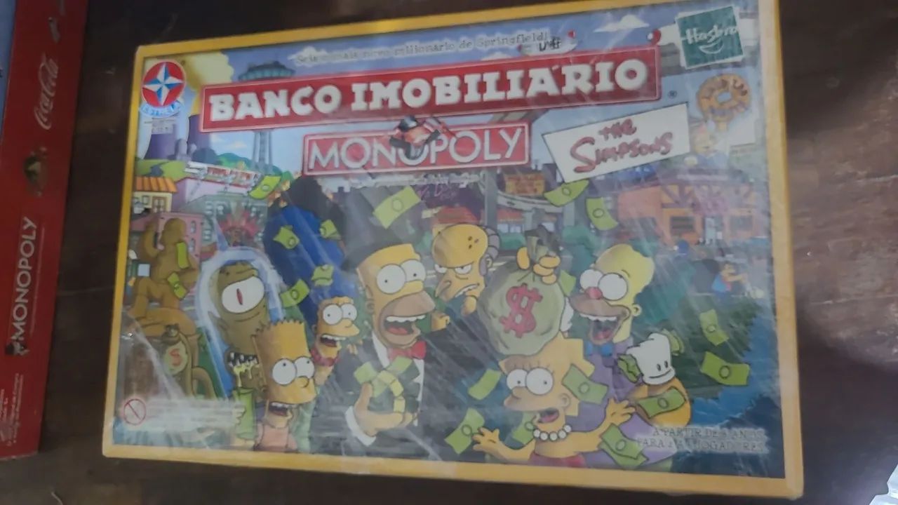 Monopoly os Simpsons banco imobiliário tabuleiro  - Foto 2