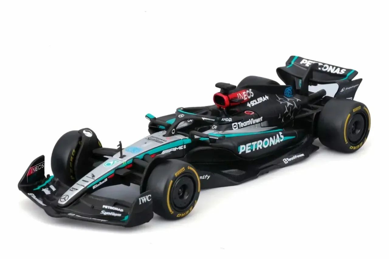 Caminhão F1 Mercedes 2024 + Carro AMG W15 #63 Russell 1:43 - Foto 5