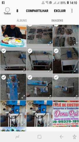 Máquina de fazer sandálias compactas prin
