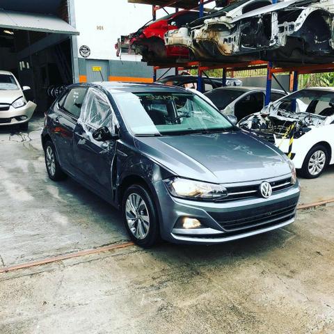 Sucata Volkswagen Polo 200 TSI 1.0 Turbo Automático 2018/2019 - Foto 2