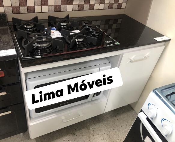 Cooktop 4 bocas Tripla Chama Dako // Balcão 1,05 Kit Promocional