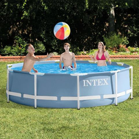 Piscina Desmontável Prisma Armação Metal Galvanizado 4.485 litros - Intex