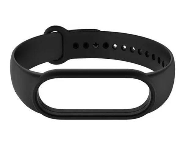 Pulseira Xiaomi Mi Band 3 e 4 Silicone Preto - Foto 2