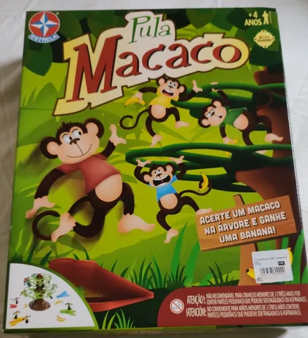 Brinquedo Pula Macacos Joguinho Infantil Barril Pirata Pula