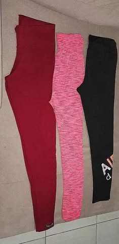 Calça Legging Feminina Academia Fitness Levanta Bumbum Cintura Alta Roupa  Malhar - Escorrega o Preço