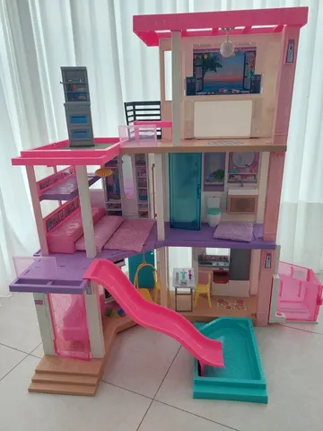 Casa Barbie Mega Mansão Com Elevador Casa Dos Sonhos 360 - Mattel