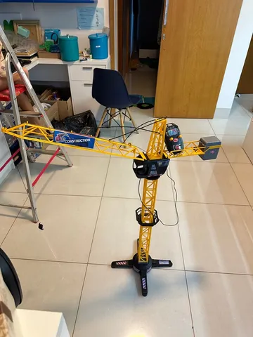 Caminhão de Brinquedo com Toras de Madeira Realista 40cm Usual Infantil  Carreta Grande Articulada