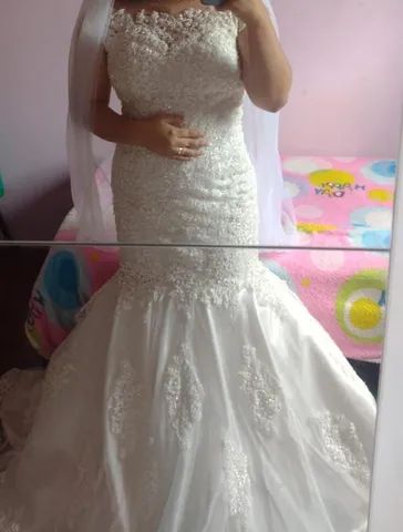 Vestido de noiva (nunca usado) - Foto 3