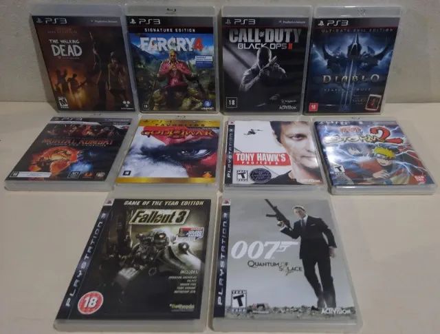 Ps3 Playstation 3 Com 72 Games Jogos Originais