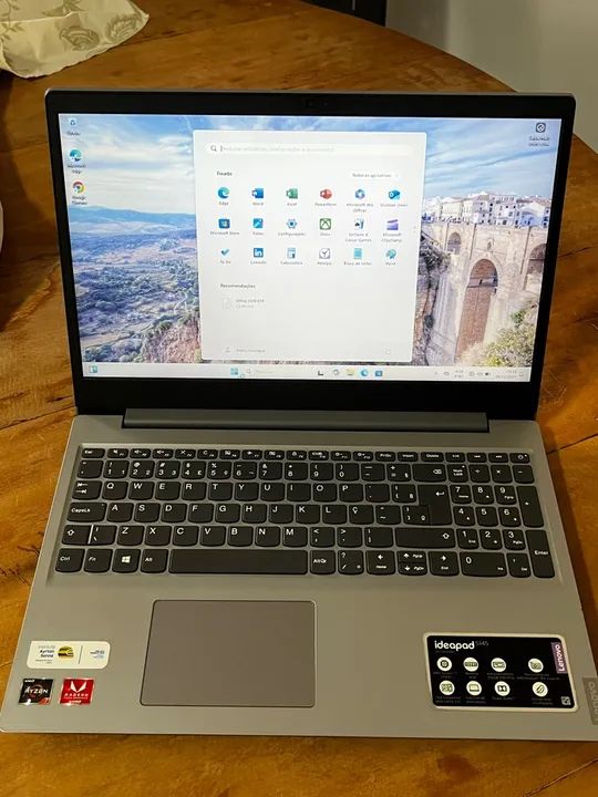 Lenovo Ideapad S145 - Ryzen 7 - SSD512 M.2 - 1TB HD - 20GB RAM - Foto 2