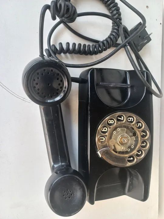 Telefone antigo de disco  - Foto 4