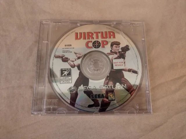 Somente Cd - Virtua Cop Original Americano Para Sega Saturn - Foto 2