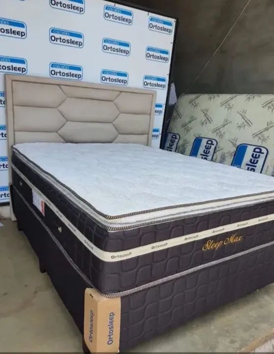 Cama box colchão e base (10x sem juros)